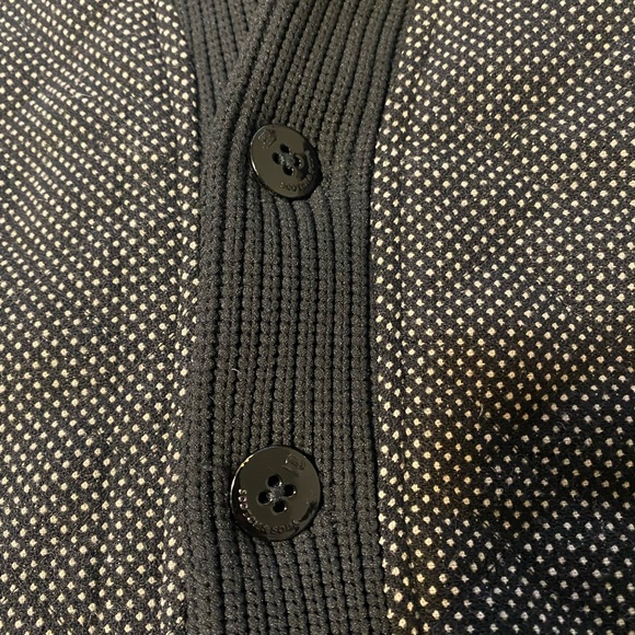 Scotch & Soda beautiful black wool blend button vest size M - Picture 2 of 6